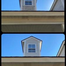 Roof soffit washing